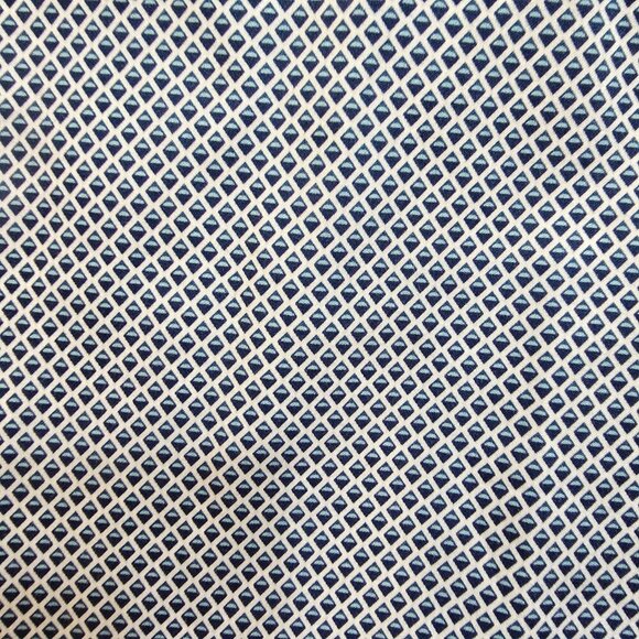 Peter Millar Men's Button Up Shirt - Geometric Blue - Picture 3 of 6